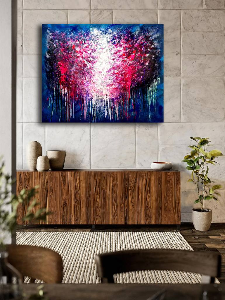 Original Abstract Expressionism Abstract Painting by Priscilla Vettese