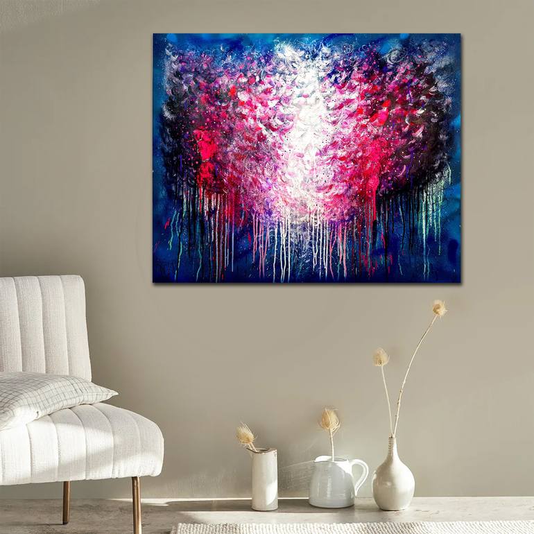 Original Abstract Expressionism Abstract Painting by Priscilla Vettese