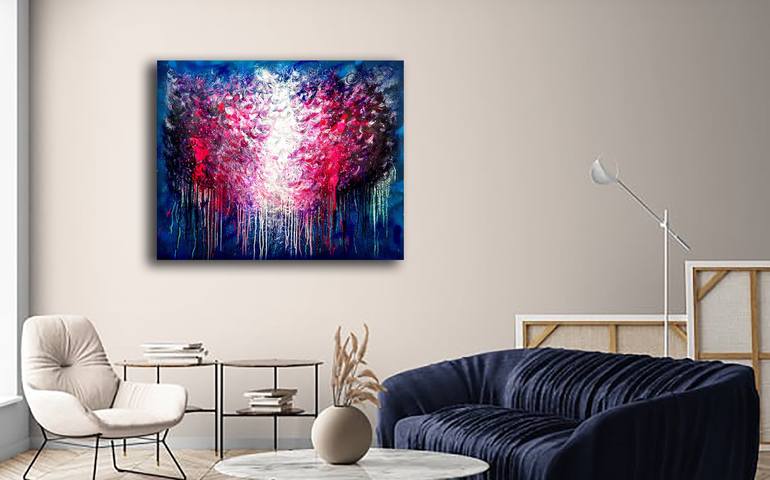 Original Abstract Expressionism Abstract Painting by Priscilla Vettese