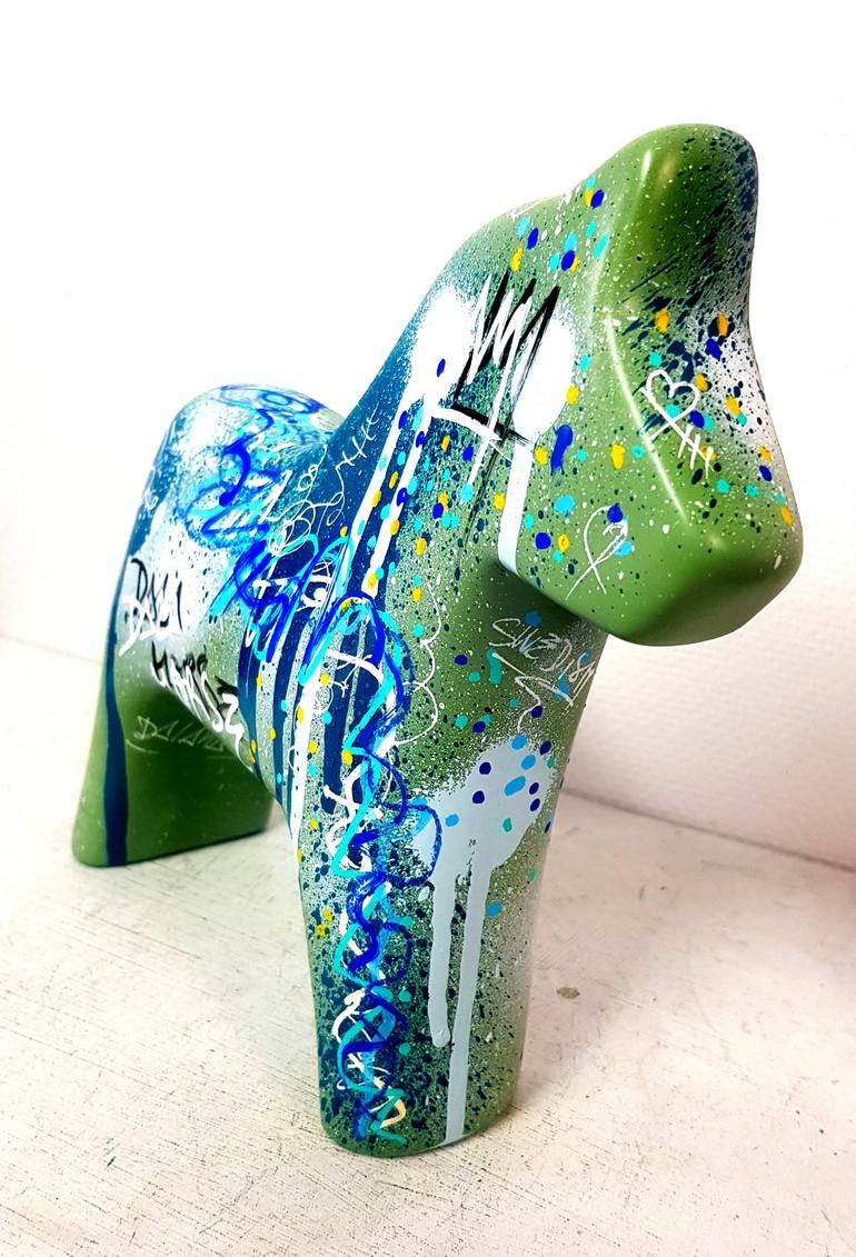 Original Pop Art Animal Sculpture by Priscilla Vettese