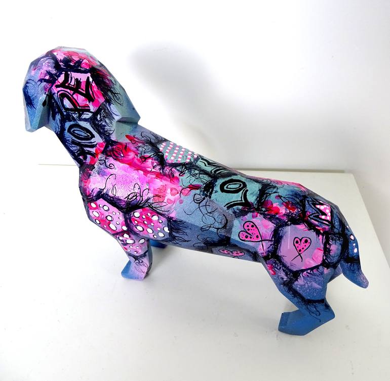 Original Pop Art Animal Sculpture by Priscilla Vettese