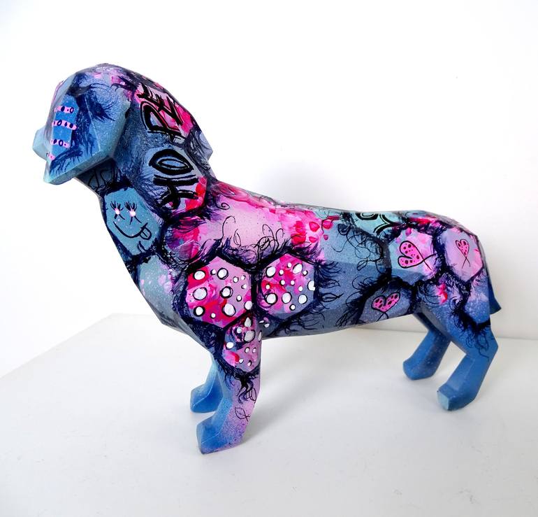 Original Pop Art Animal Sculpture by Priscilla Vettese