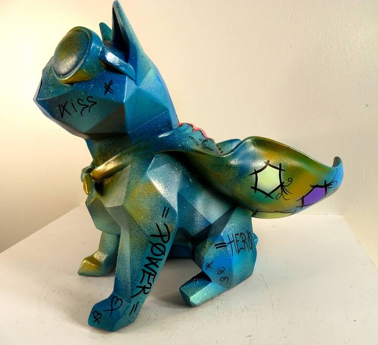 Original Pop Art Animal Sculpture by Priscilla Vettese