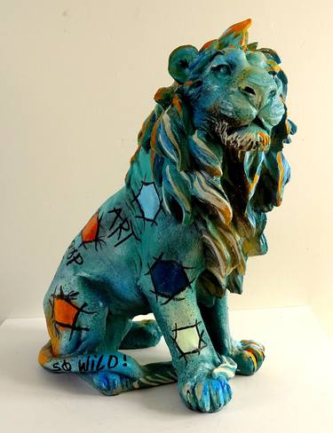 Original Pop Art Animal Sculpture by Priscilla Vettese