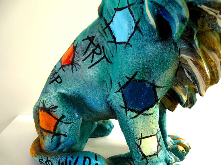 Original Pop Art Animal Sculpture by Priscilla Vettese