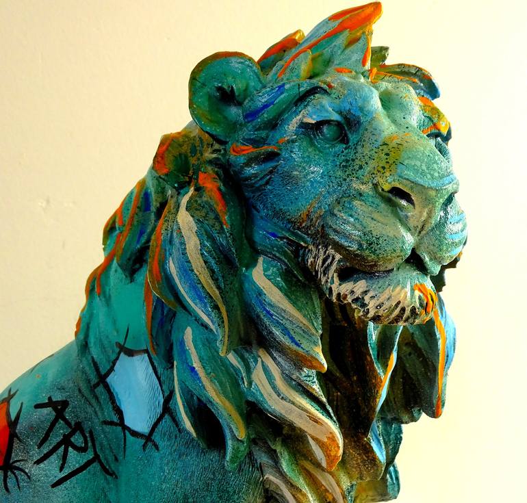 Original Pop Art Animal Sculpture by Priscilla Vettese