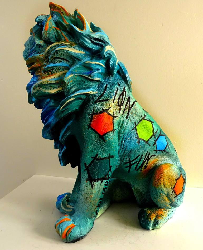 Original Pop Art Animal Sculpture by Priscilla Vettese