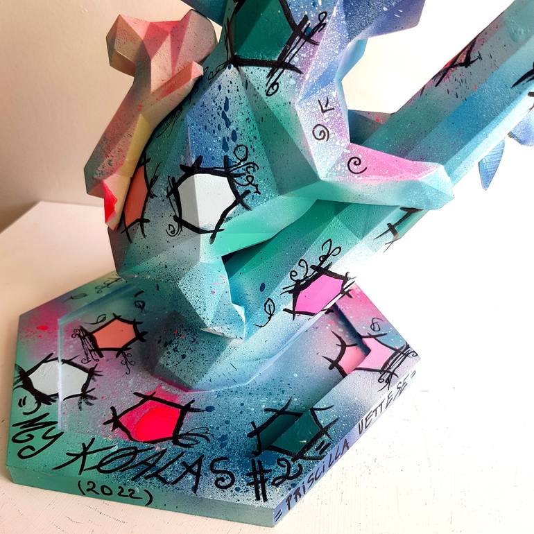 Original Pop Art Animal Sculpture by Priscilla Vettese