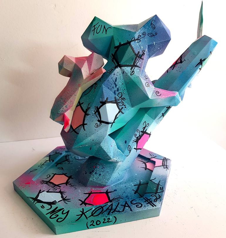 Original Pop Art Animal Sculpture by Priscilla Vettese