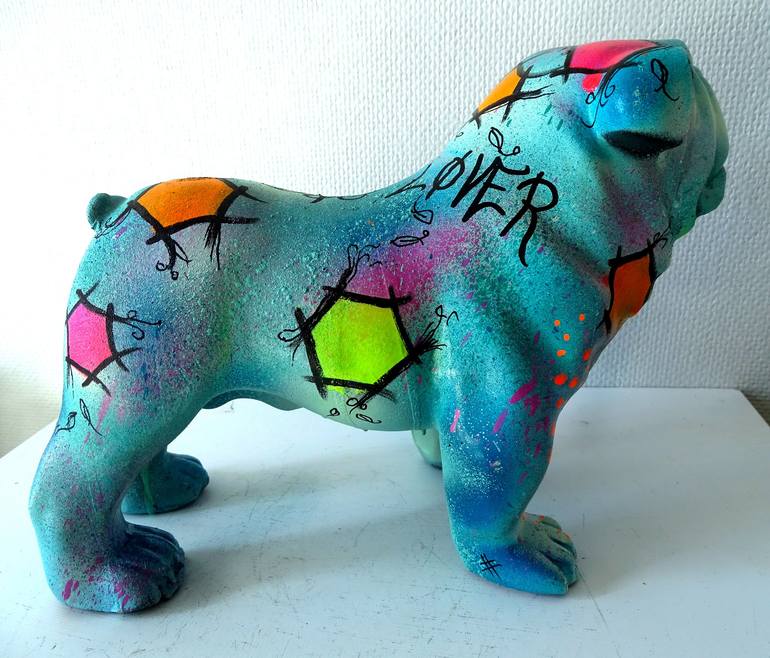 Original Pop Art Animal Sculpture by Priscilla Vettese