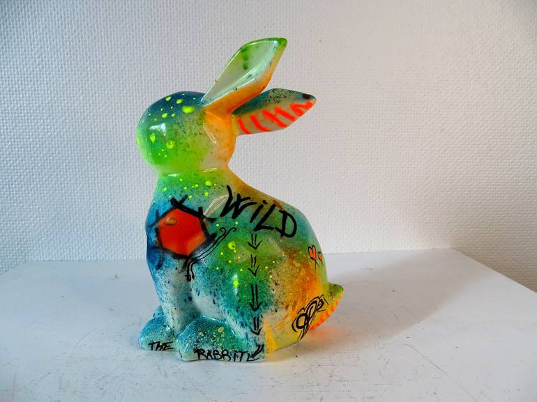 Original Pop Art Animal Sculpture by Priscilla Vettese