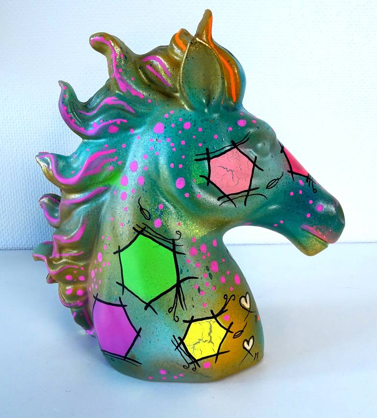 Original Pop Art Animal Sculpture by Priscilla Vettese