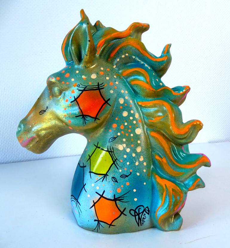 Original Pop Art Animal Sculpture by Priscilla Vettese