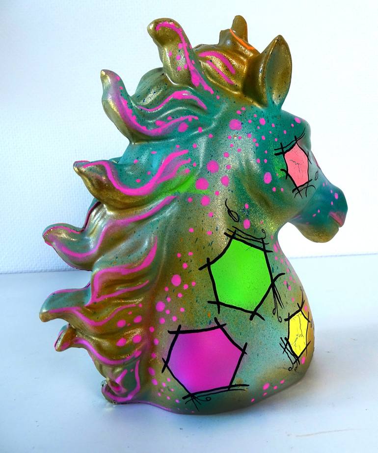 Original Pop Art Animal Sculpture by Priscilla Vettese