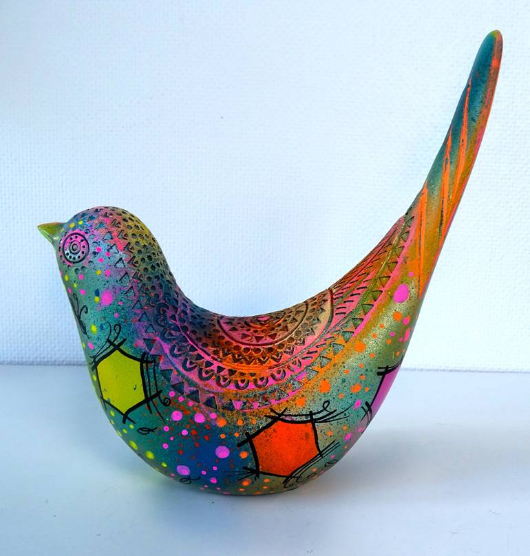 Original Pop Art Animal Sculpture by Priscilla Vettese