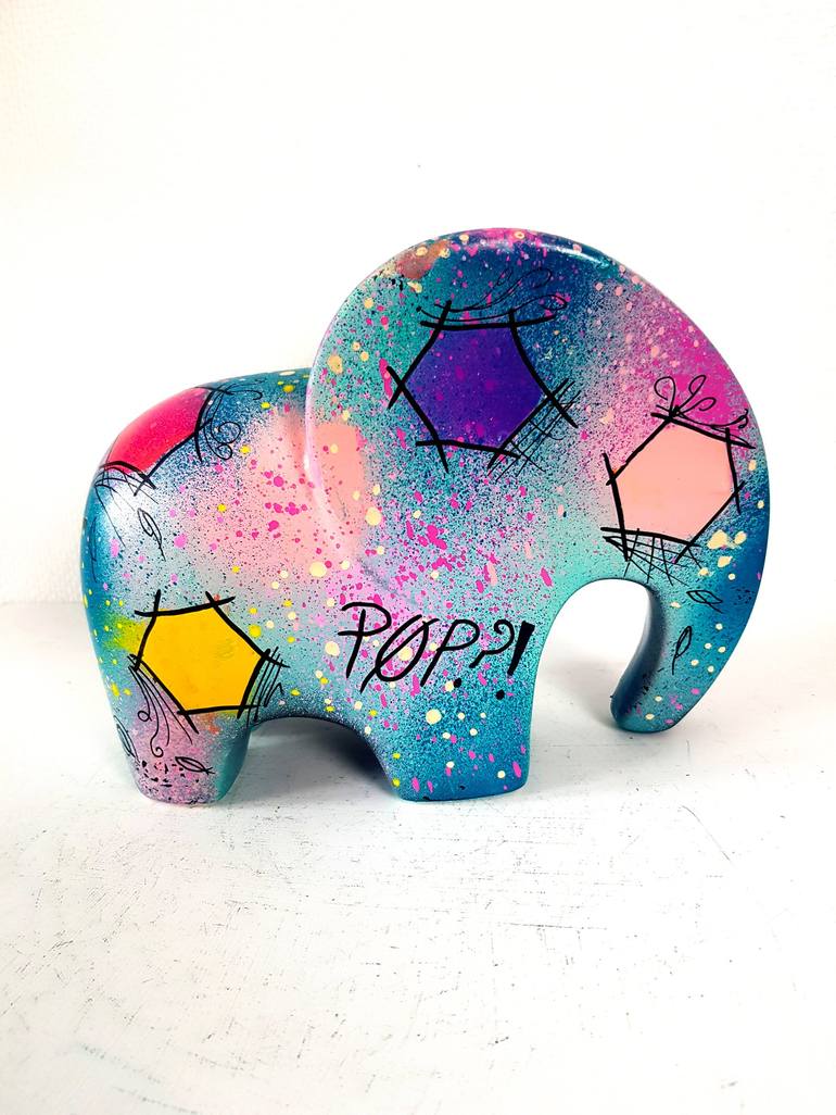 Original Pop Art Animal Sculpture by Priscilla Vettese