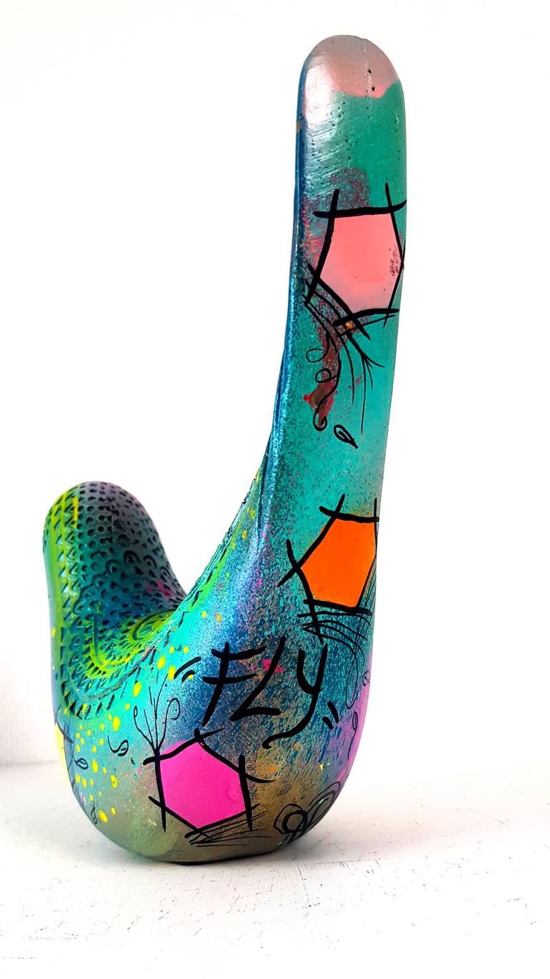 Original Pop Art Animal Sculpture by Priscilla Vettese