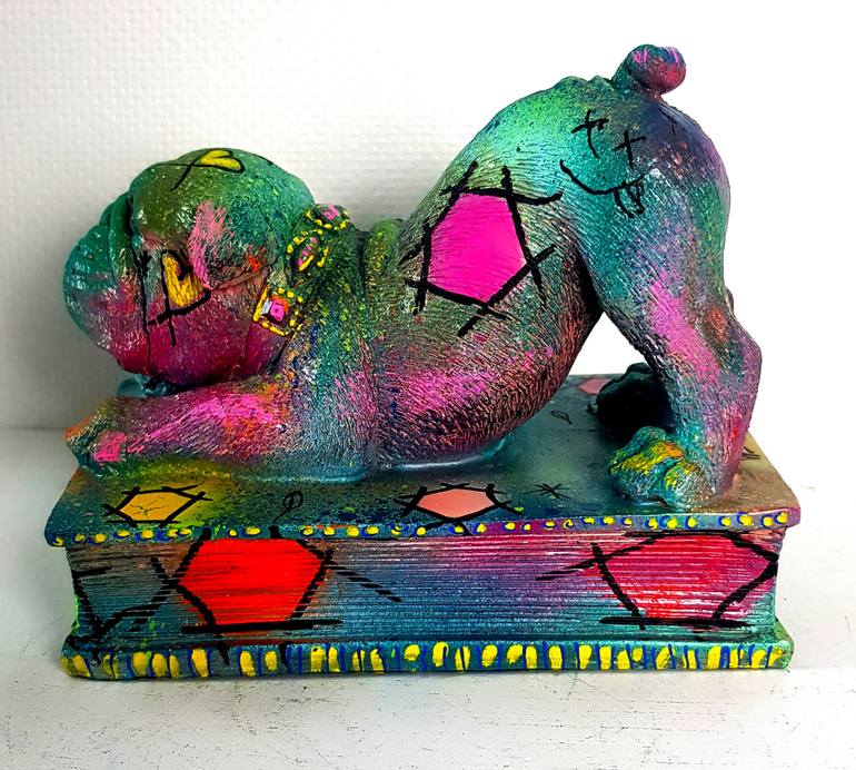 Original Pop Art Animal Sculpture by Priscilla Vettese