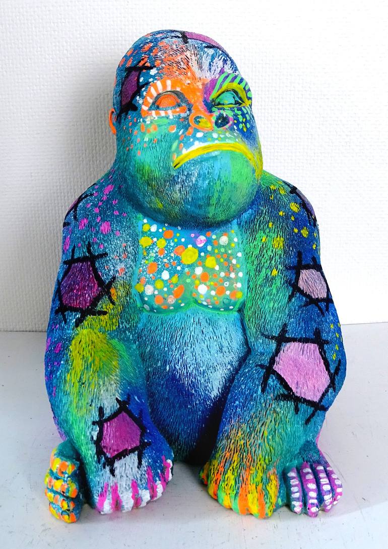 Original Pop Art Animal Sculpture by Priscilla Vettese