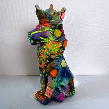 Original Pop Art Animal Sculpture by Priscilla Vettese