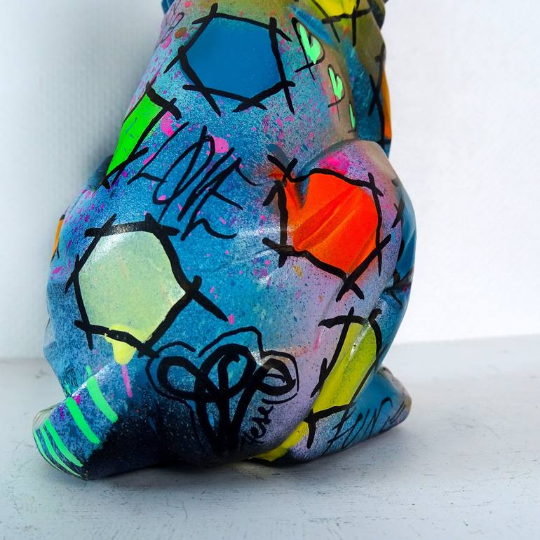 Original Pop Art Animal Sculpture by Priscilla Vettese