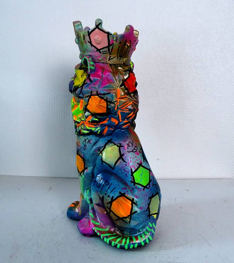 Original Pop Art Animal Sculpture by Priscilla Vettese