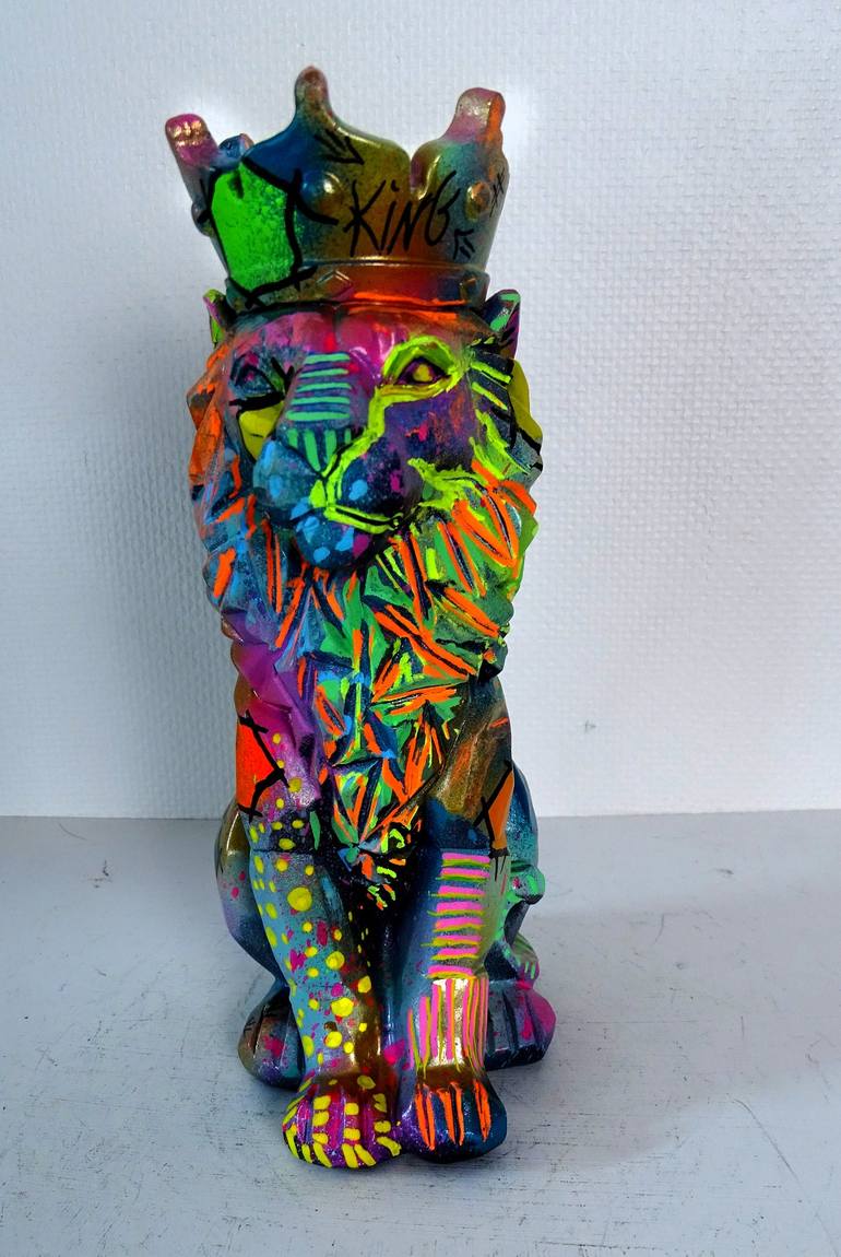 Original Pop Art Animal Sculpture by Priscilla Vettese