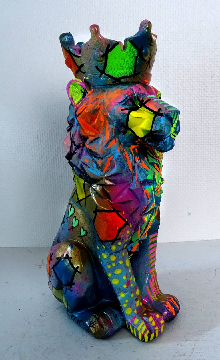 Original Pop Art Animal Sculpture by Priscilla Vettese