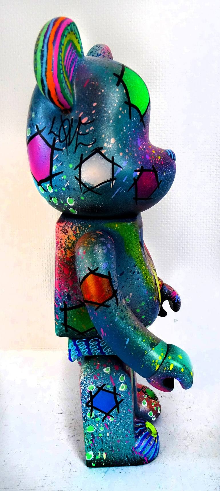 BearBrick 400% Statue Unique : Pop Art Sculpture Hexa Bear Style