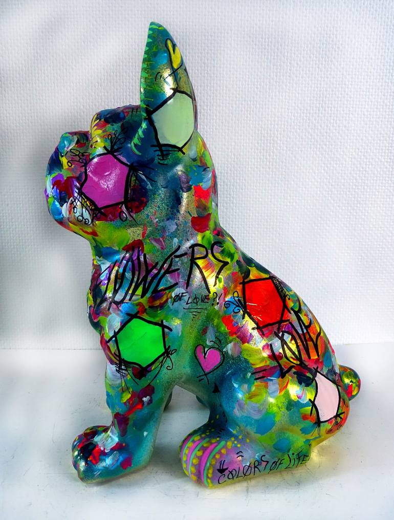 Original Pop Art Animal Sculpture by Priscilla Vettese