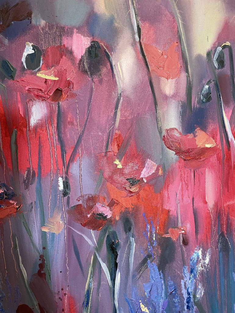 Original Abstract Floral Painting by Mariya Bogdanova