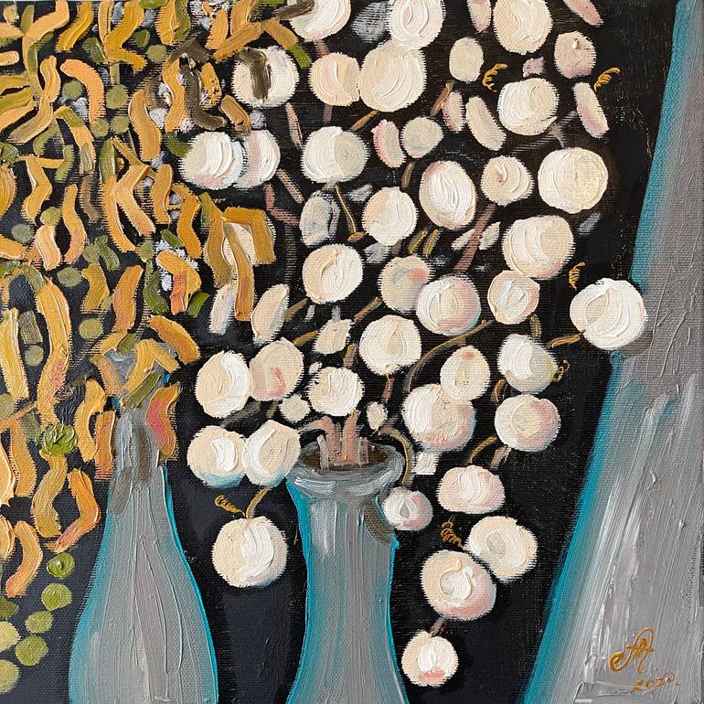Gentle still life Painting by Angelika Aks | Saatchi Art