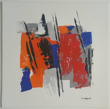 Original Abstract Painting by Humberto Mansutti