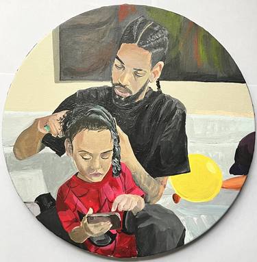 Original Family Painting by Ashley Buttercup