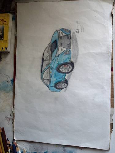 Original Illustration Automobile Drawings by Chris Grant