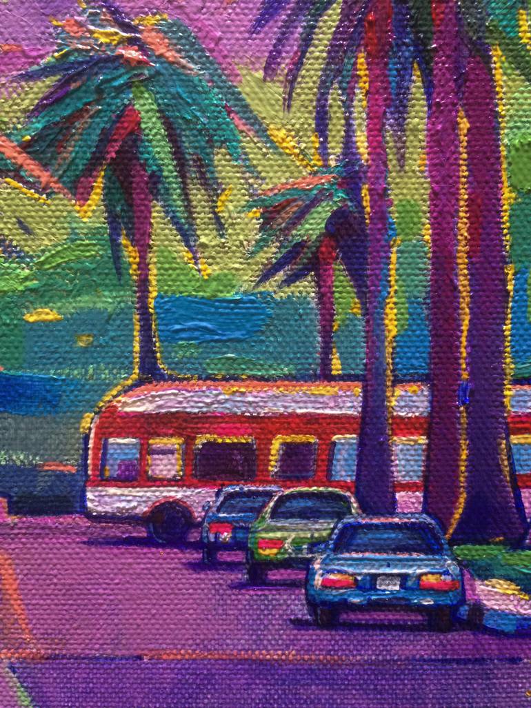 Original Expressionism Landscape Painting by Anastasia Dutka
