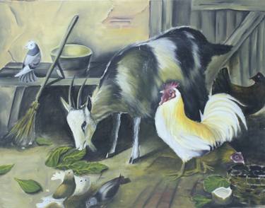 Print of Realism Animal Paintings by MochZaenal Abidin