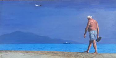 Original Photorealism Beach Paintings by Pierre Rodrigue