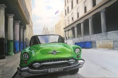 Original Figurative Automobile Paintings by Pierre Rodrigue