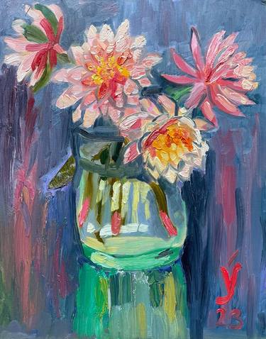 Original Floral Paintings by Yael Surguchev