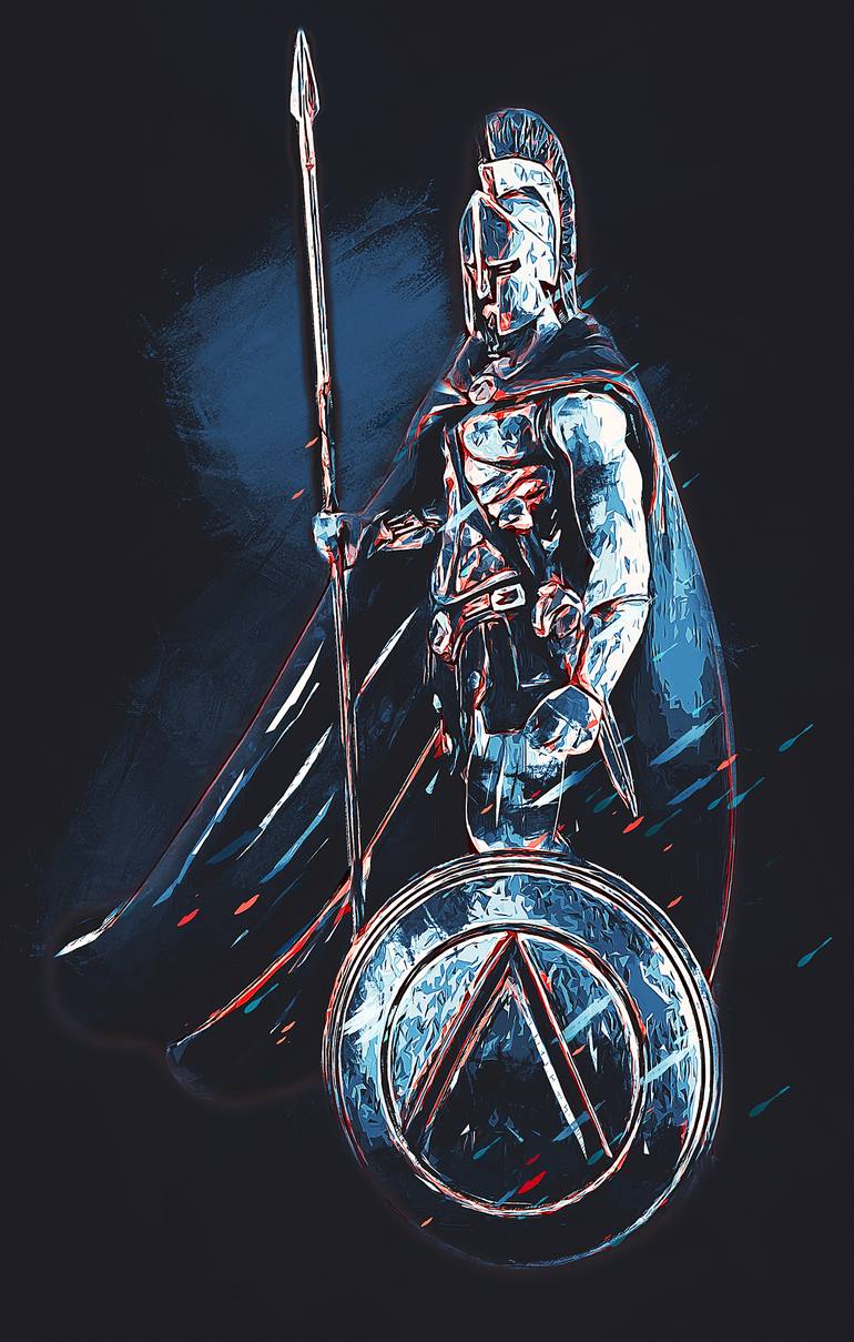 Spartan Hoplite - Print