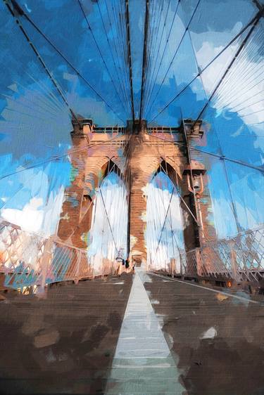 Print of Cities Paintings by Andrea Mazzocchetti