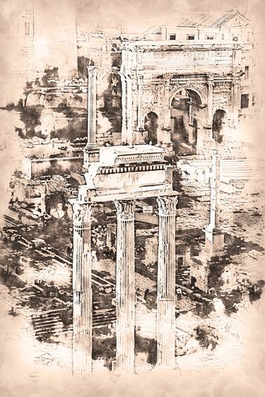 Print of Fine Art Cities Drawings by Andrea Mazzocchetti