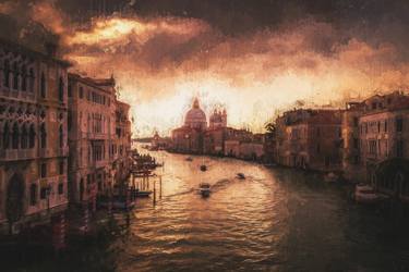 Original Cities Paintings by Andrea Mazzocchetti