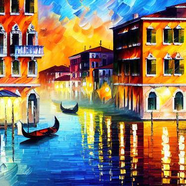 Print of Fine Art Cities Paintings by Andrea Mazzocchetti