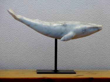 Carrara Marble Wild Animal - Whale thumb