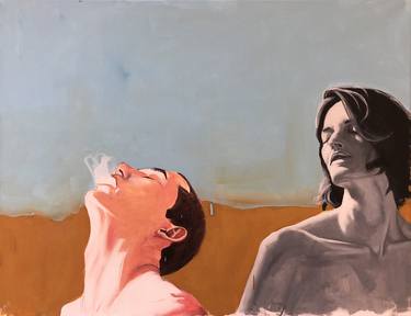 Original Portraiture Love Paintings by Janos Kujbus