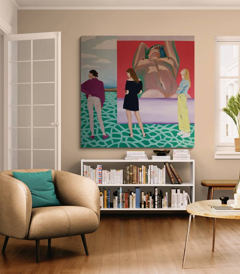 Original Figurative Love Painting by Janos Kujbus