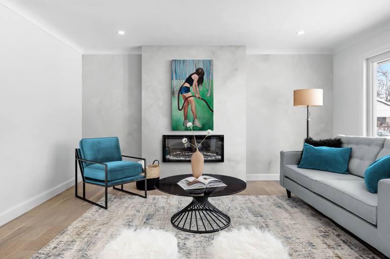 Original Contemporary Landscape Painting by Janos Kujbus