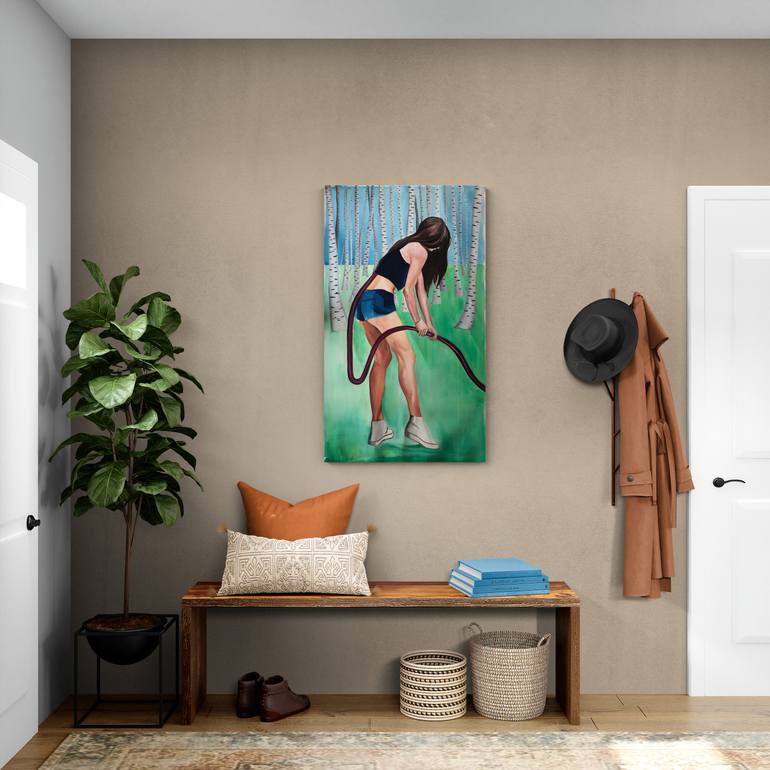 Original Contemporary Landscape Painting by Janos Kujbus